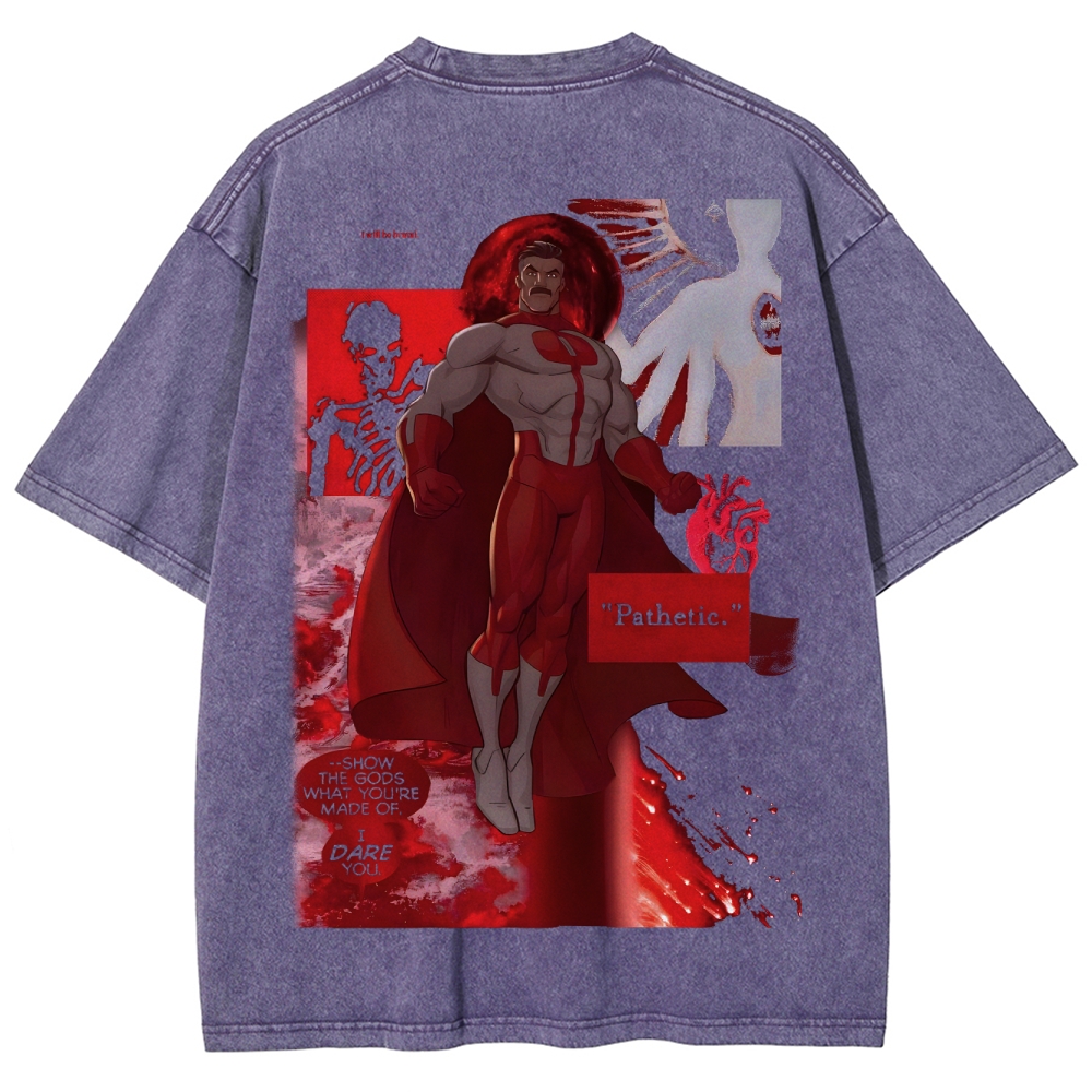 Invincible Unisex Fit Washed T-Shirt 2503010159