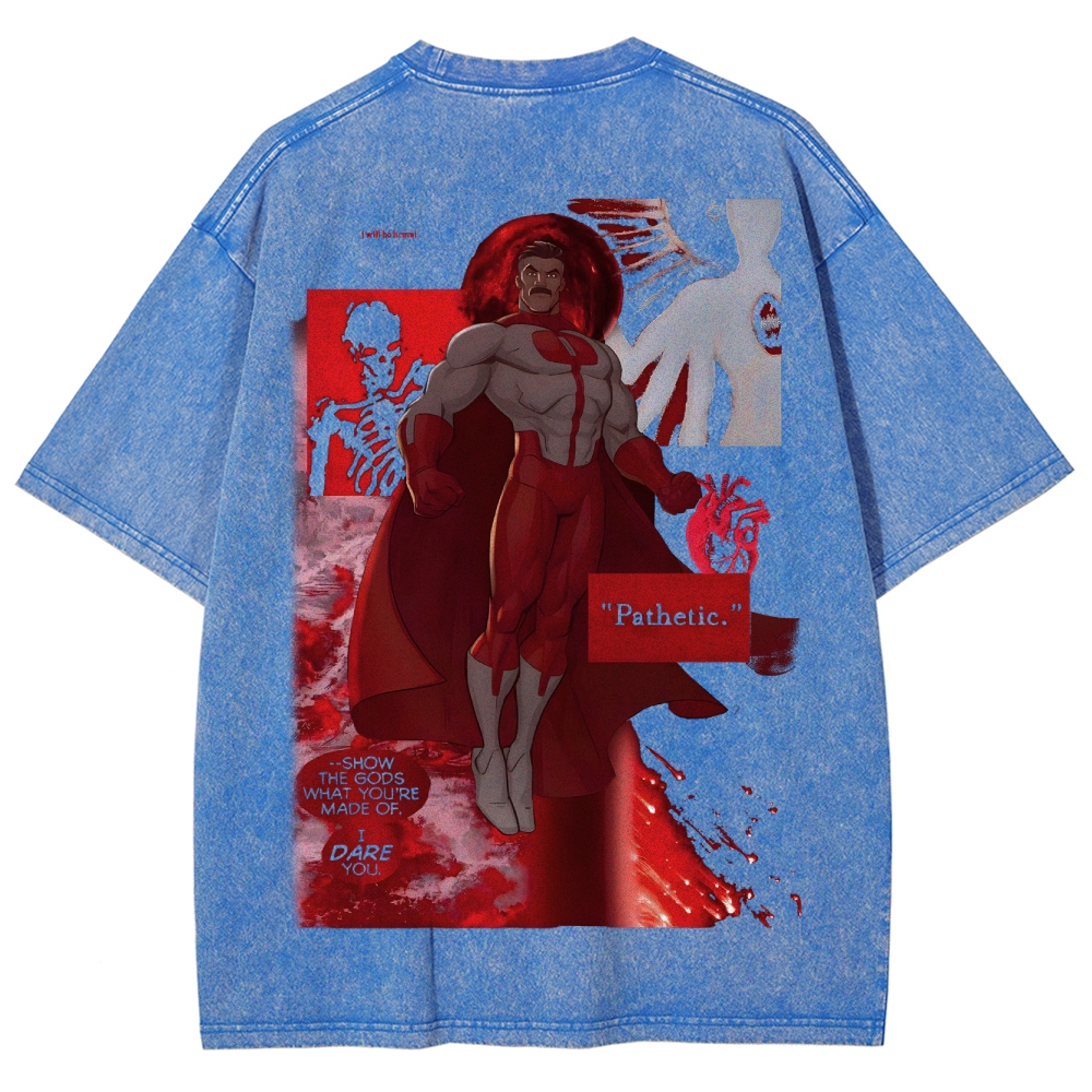 Invincible Unisex Fit Washed T-Shirt 2503010159