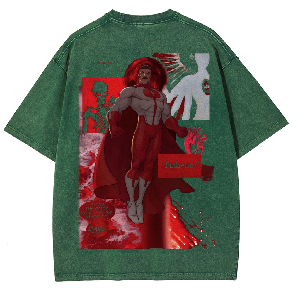 Invincible Unisex Fit Washed T-Shirt 2503010159