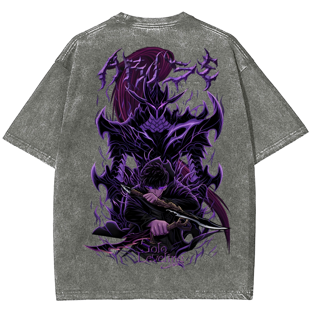 Solo-leveling Unisex Fit Washed T-Shirt 2503010751