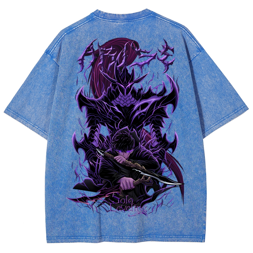 Solo-leveling Unisex Fit Washed T-Shirt 2503010751