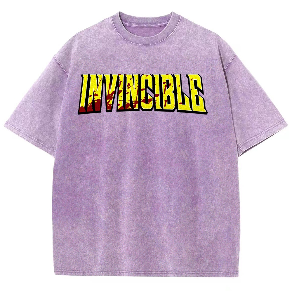 Invincible Unisex Fit Washed T-Shirt 2503011971