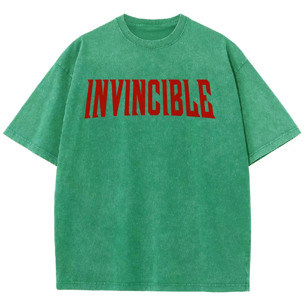 Invincible Unisex Fit Washed T-Shirt 2503011977