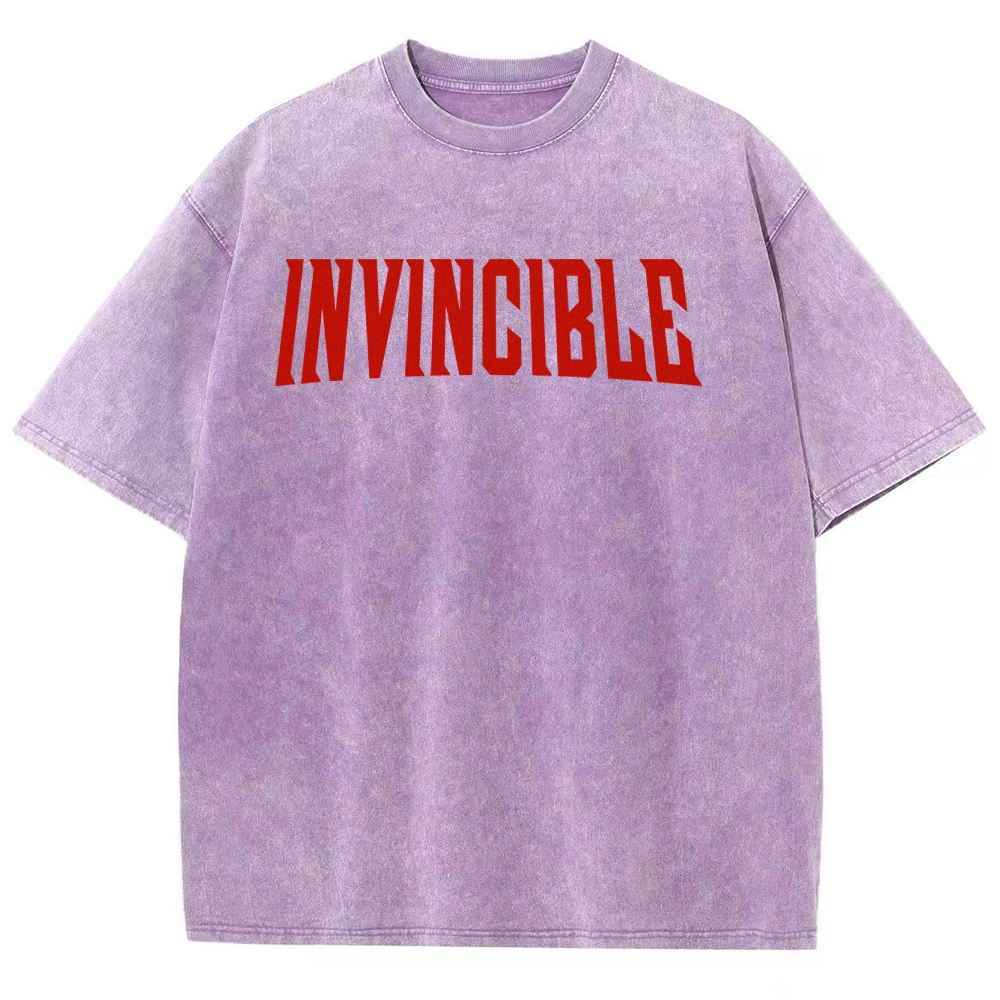 Invincible Unisex Fit Washed T-Shirt 2503011977