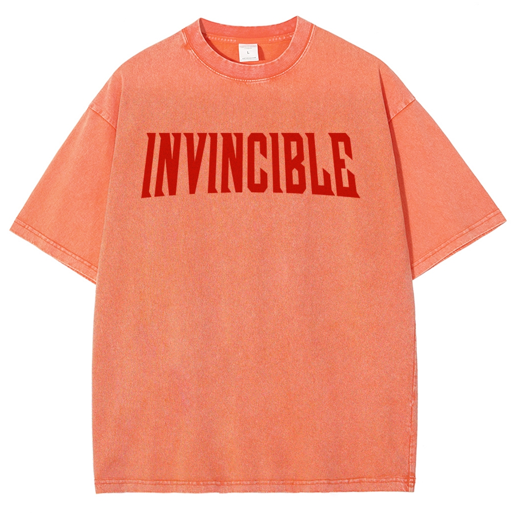 Invincible Unisex Fit Washed T-Shirt 2503011977