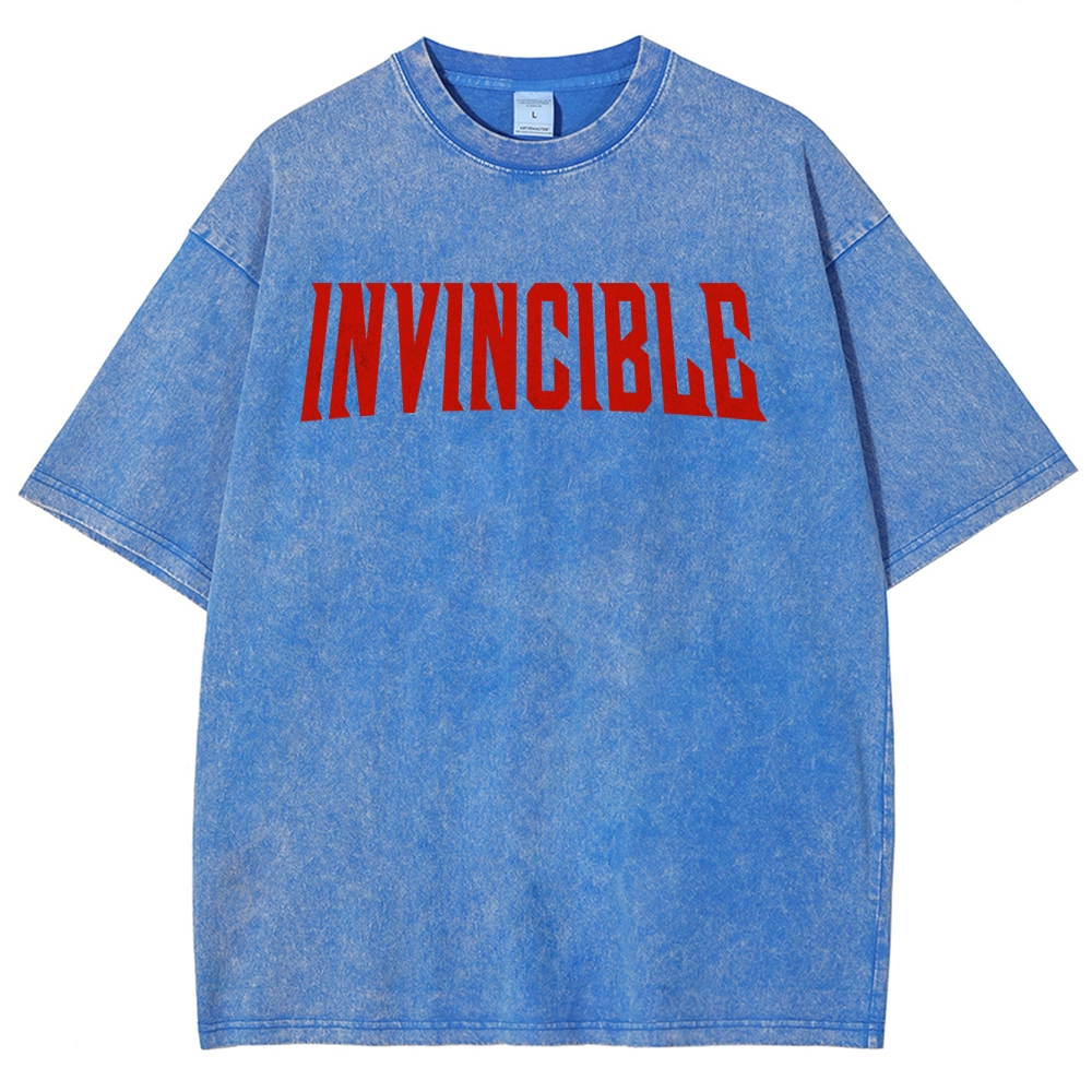 Invincible Unisex Fit Washed T-Shirt 2503011977