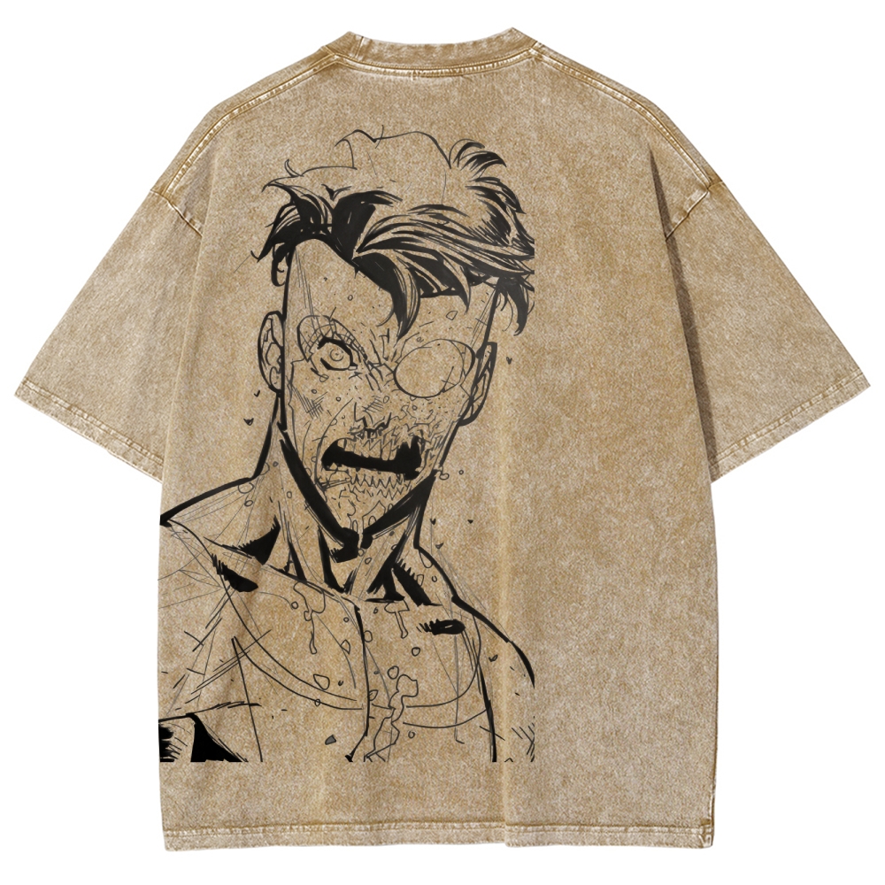 Invincible Unisex Fit Washed T-Shirt 2503011992
