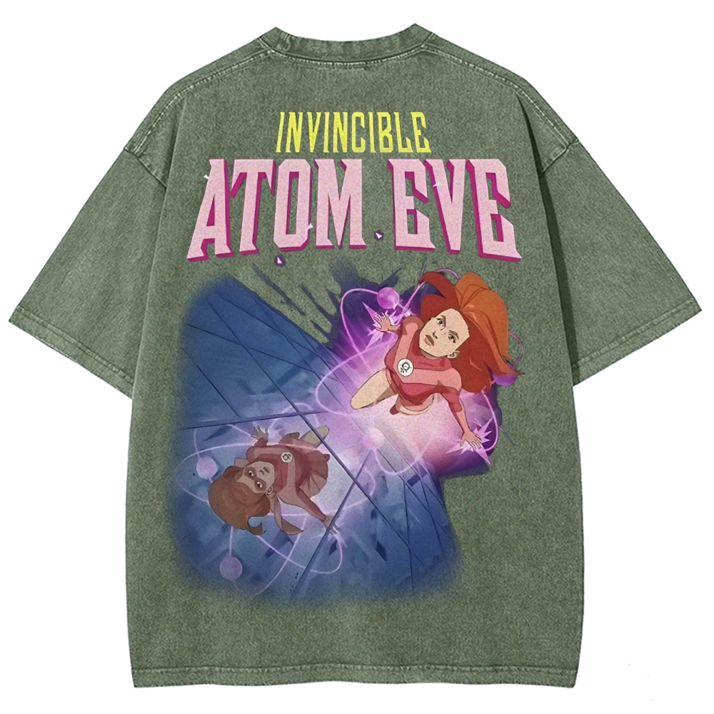 Invincible Unisex Fit Washed T-Shirt 2503012028