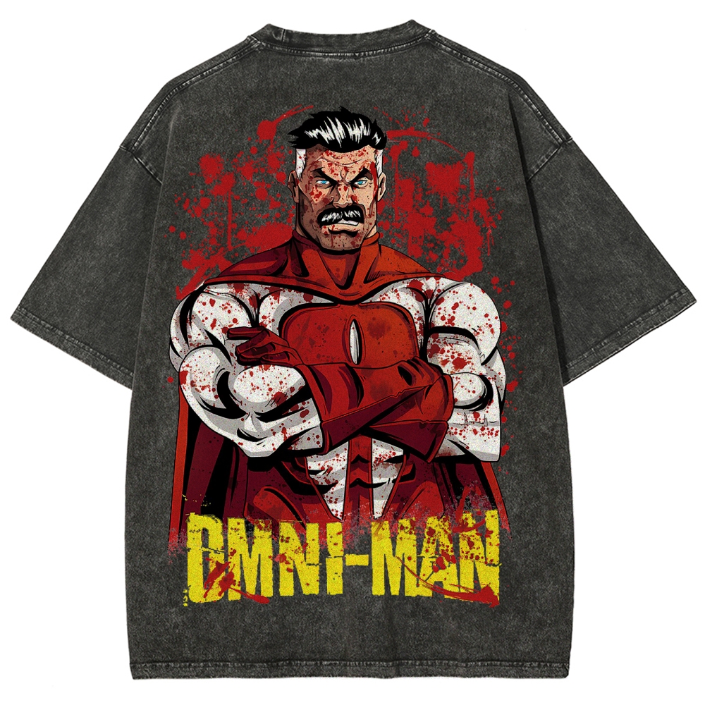 Invincible Unisex Fit Washed T-Shirt 2503012050