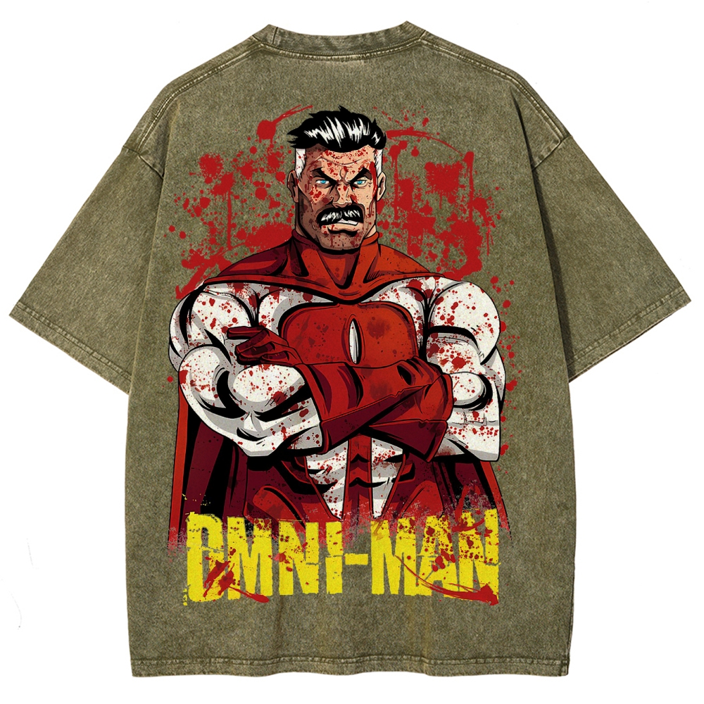 Invincible Unisex Fit Washed T-Shirt 2503012050
