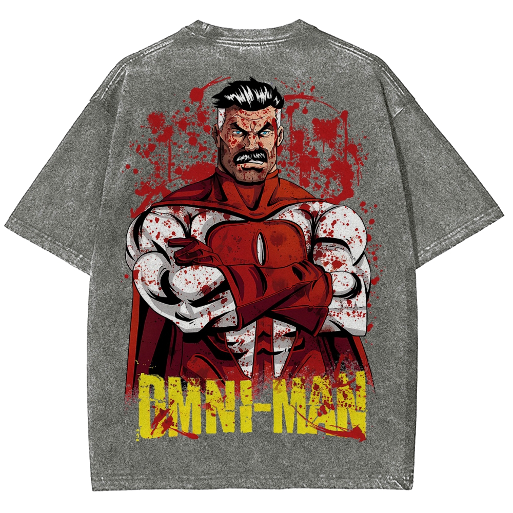 Invincible Unisex Fit Washed T-Shirt 2503012050