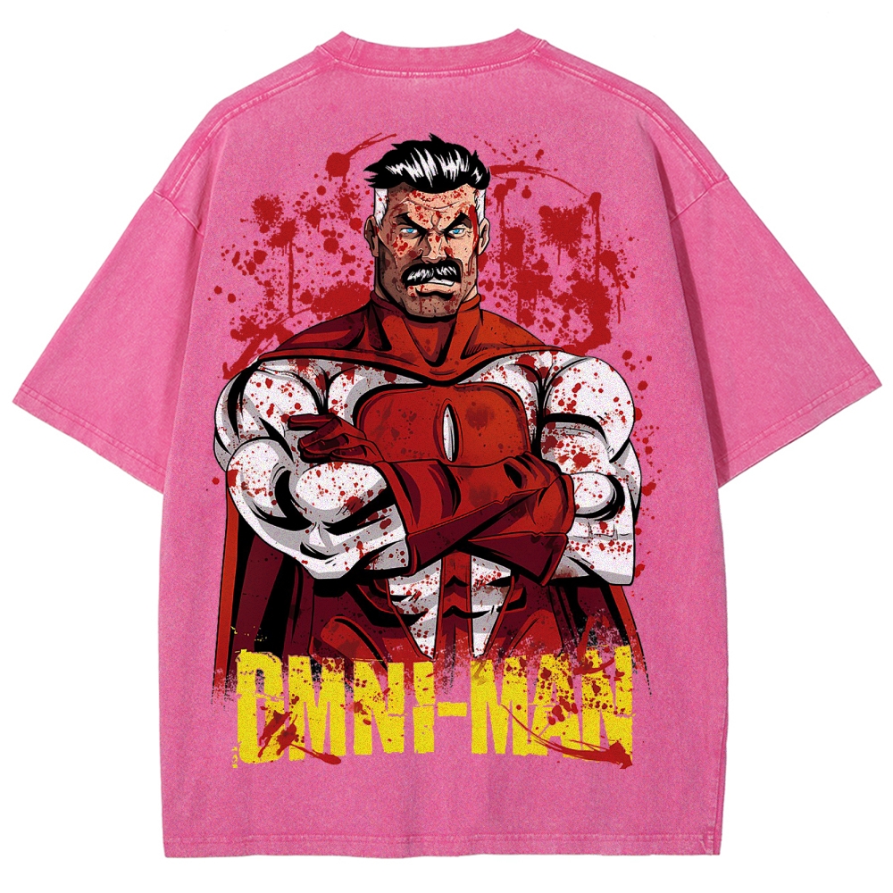 Invincible Unisex Fit Washed T-Shirt 2503012050