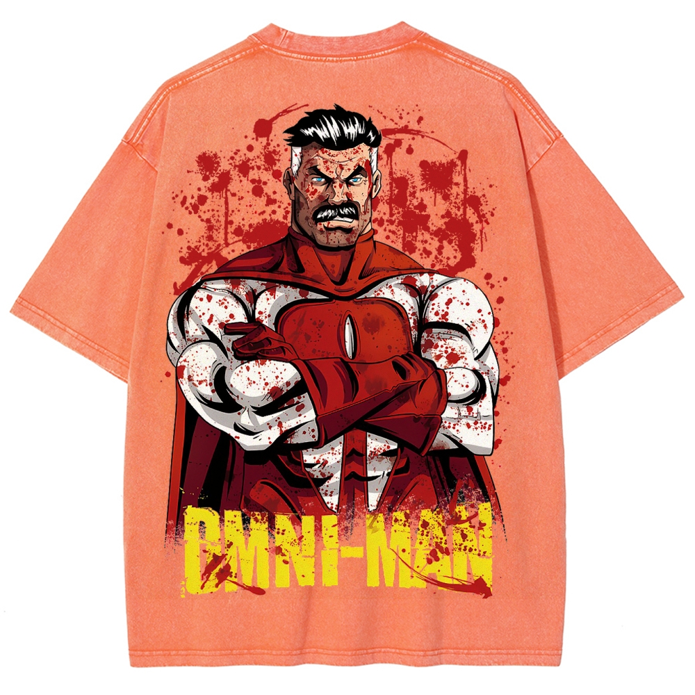 Invincible Unisex Fit Washed T-Shirt 2503012050