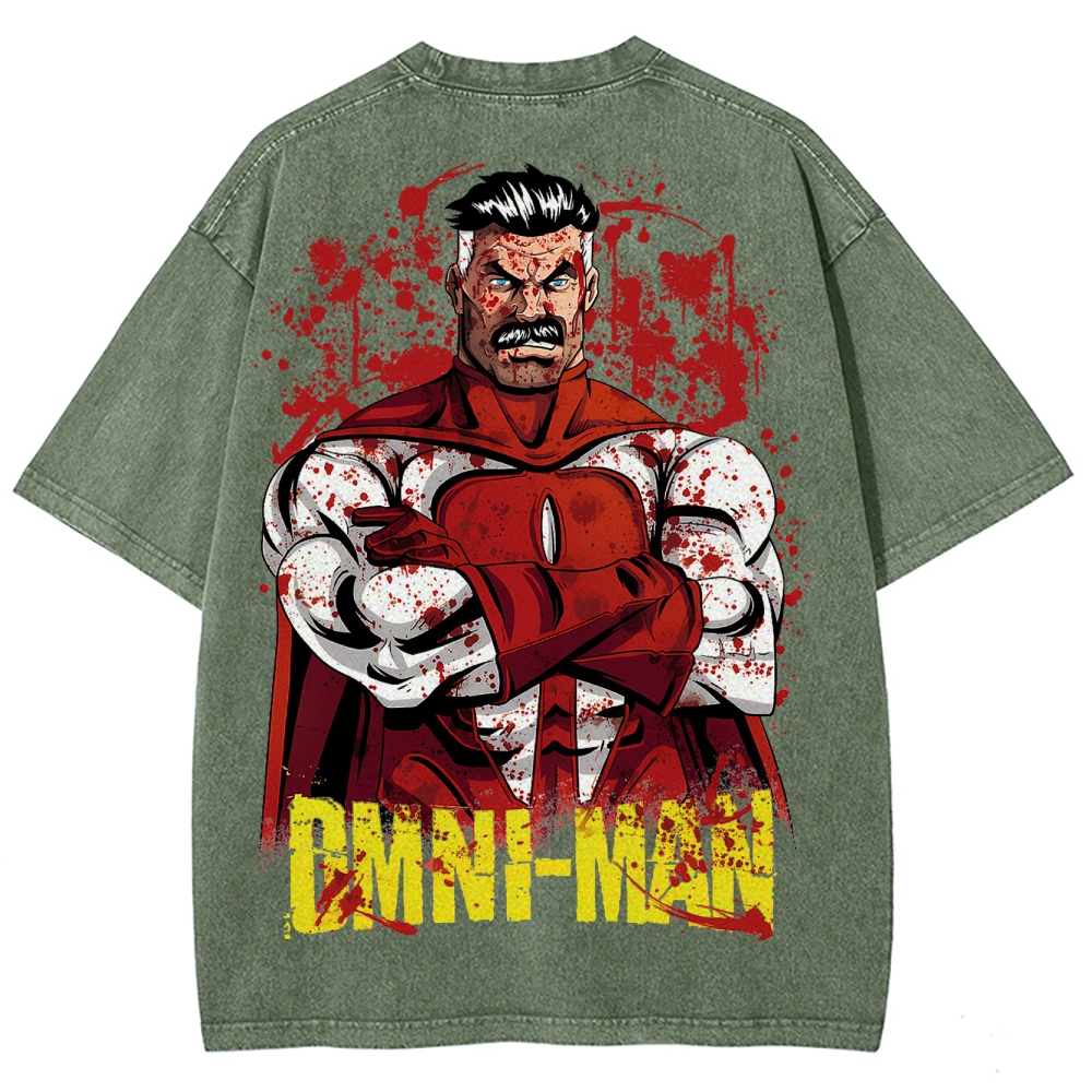 Invincible Unisex Fit Washed T-Shirt 2503012050