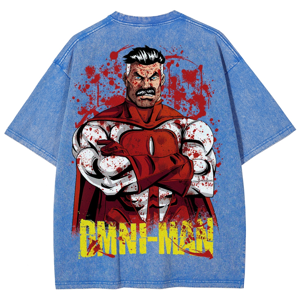 Invincible Unisex Fit Washed T-Shirt 2503012050