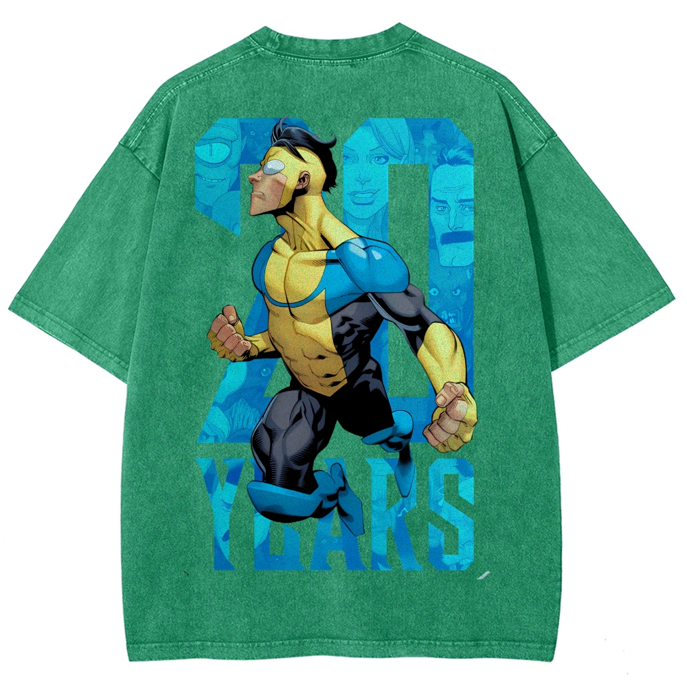 Invincible Unisex Fit Washed T-Shirt 2503012625