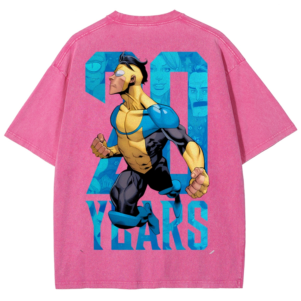 Invincible Unisex Fit Washed T-Shirt 2503012625