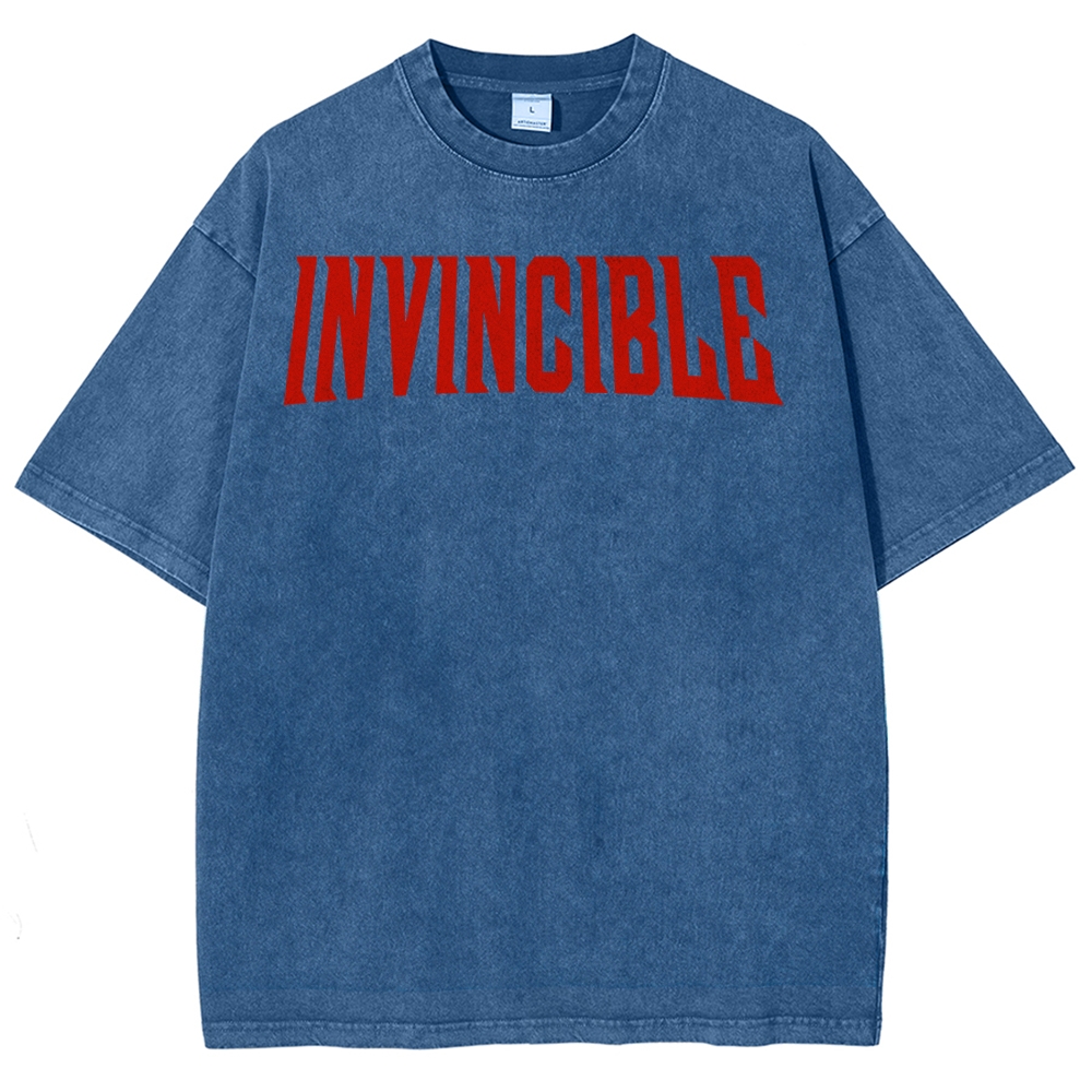 Invincible Unisex Fit Washed T-Shirt 2503012630