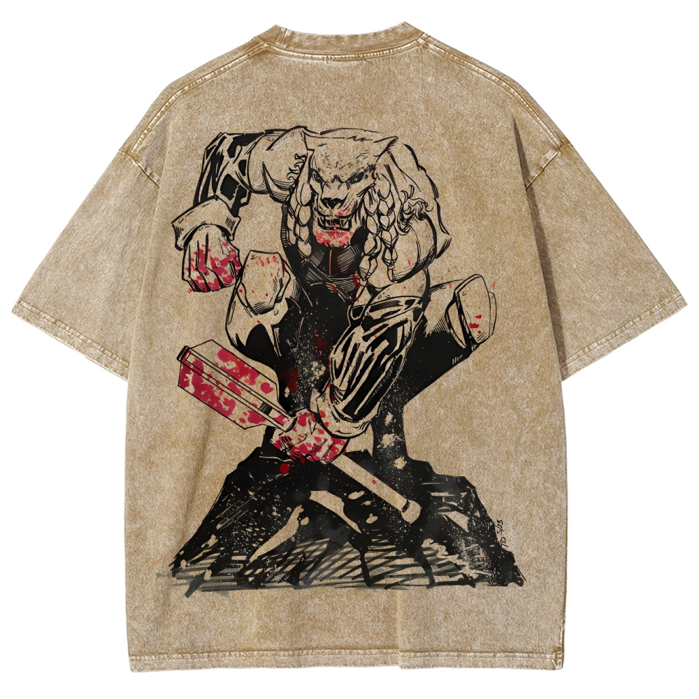 Invincible Unisex Fit Washed T-Shirt 2503012630