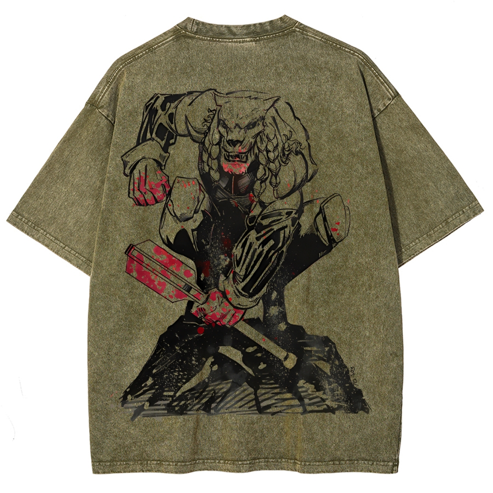 Invincible Unisex Fit Washed T-Shirt 2503012630