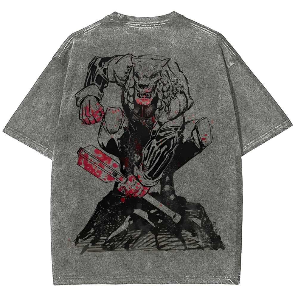 Invincible Unisex Fit Washed T-Shirt 2503012630