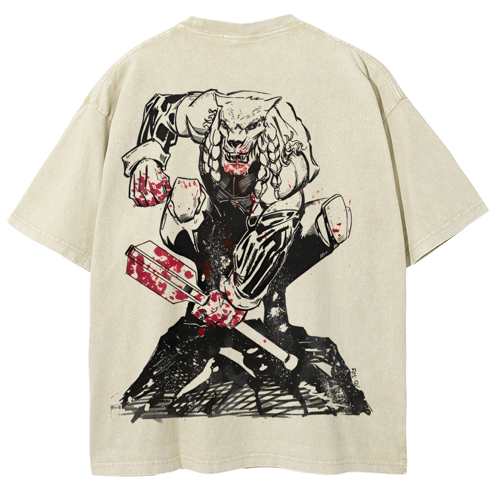 Invincible Unisex Fit Washed T-Shirt 2503012630