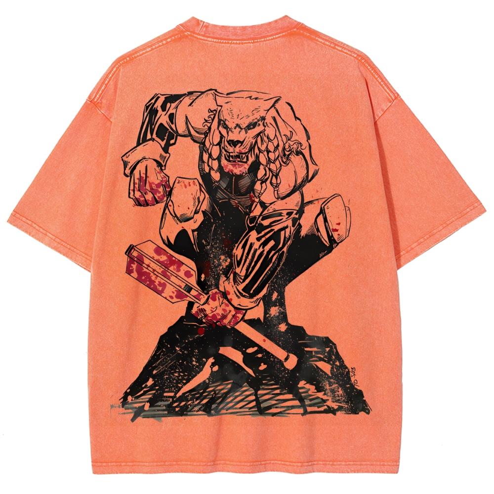 Invincible Unisex Fit Washed T-Shirt 2503012630