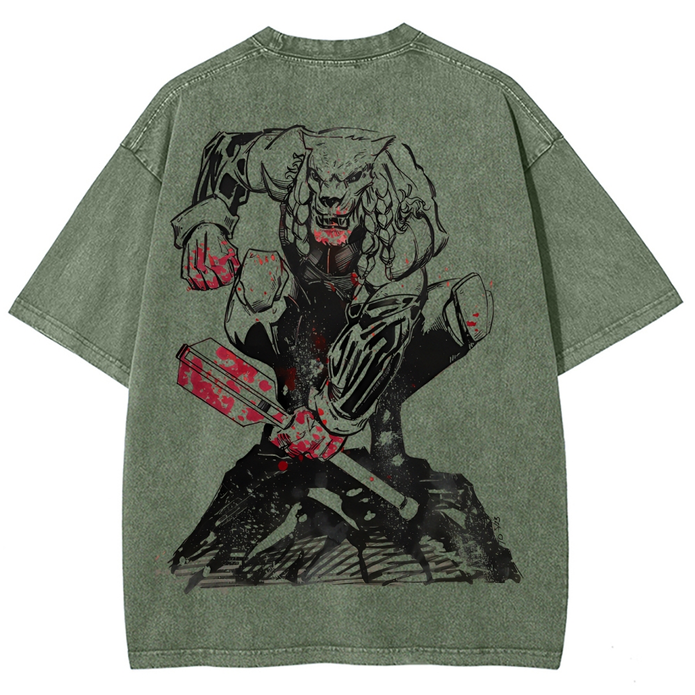 Invincible Unisex Fit Washed T-Shirt 2503012630