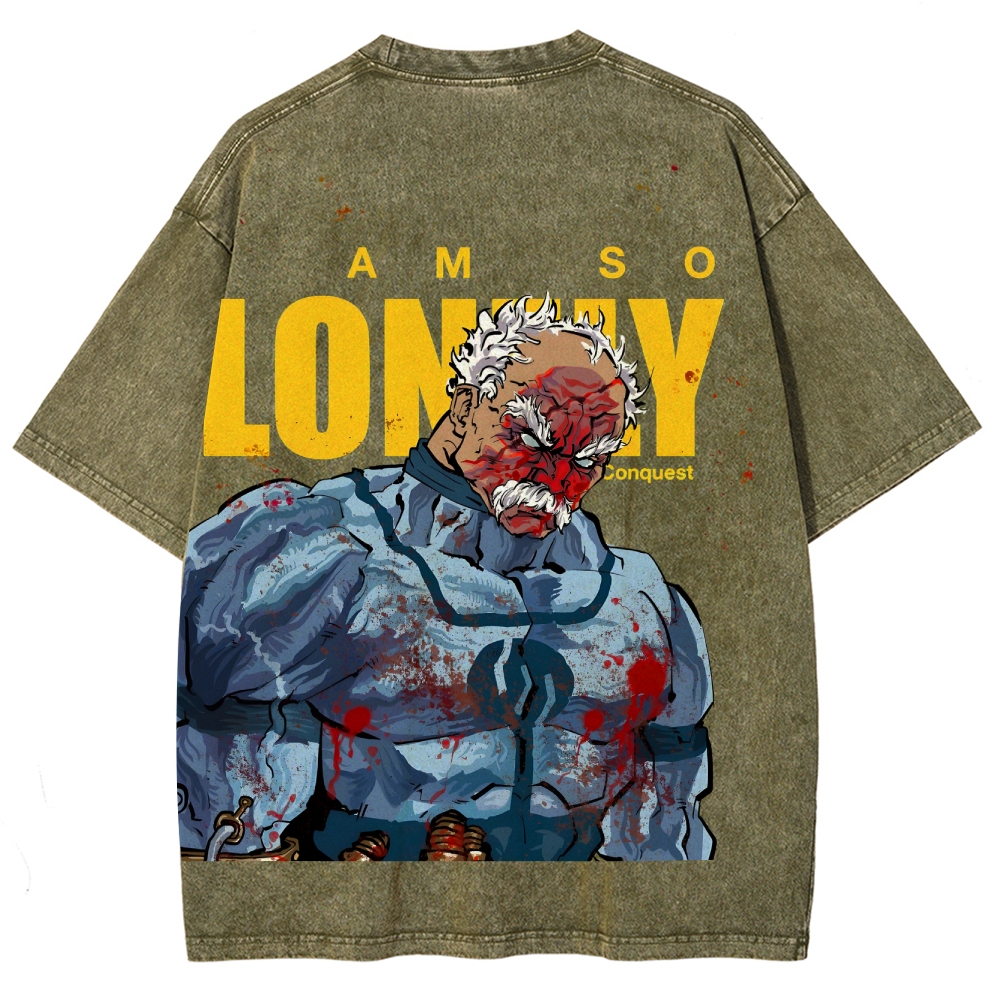 Invincible Unisex Fit Washed T-Shirt 2503012631