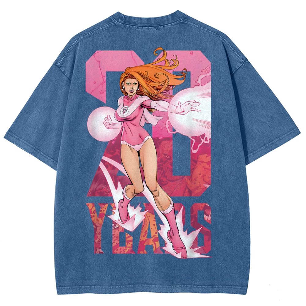 Invincible Unisex Fit Washed T-Shirt 2503012632