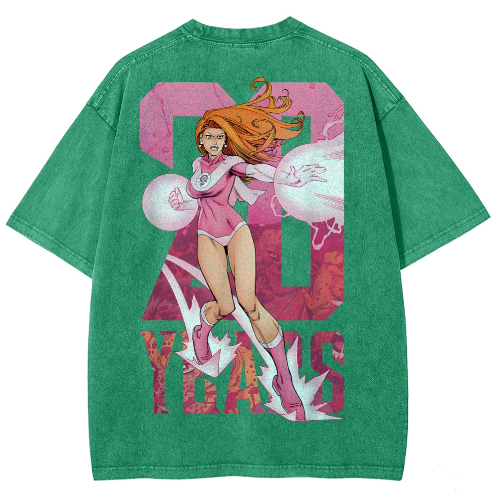 Invincible Unisex Fit Washed T-Shirt 2503012632