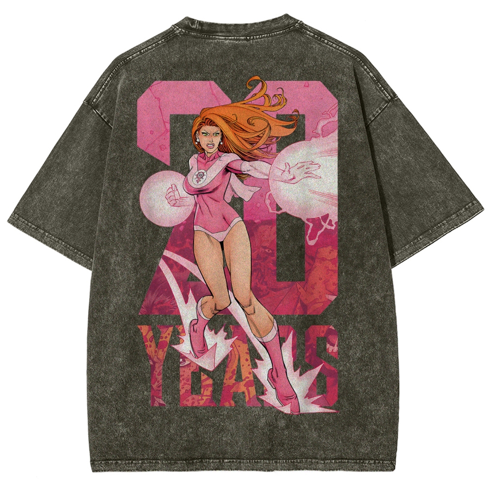 Invincible Unisex Fit Washed T-Shirt 2503012632