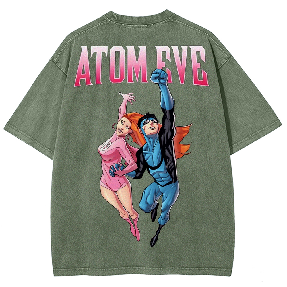 Invincible Unisex Fit Washed T-Shirt 2503012633