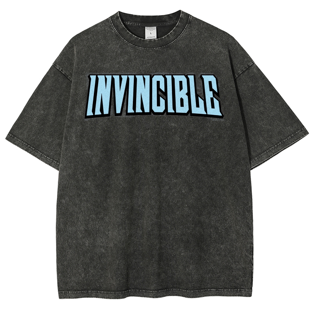 Invincible Unisex Fit Washed T-Shirt 2503012754