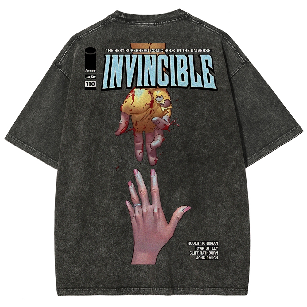 Invincible Unisex Fit Washed T-Shirt 2503012754