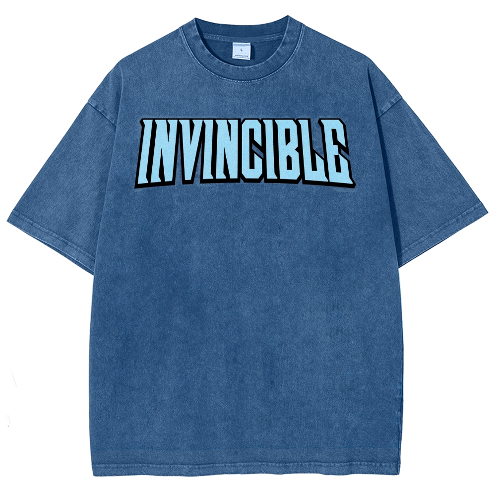 Invincible Unisex Fit Washed T-Shirt 2503012754
