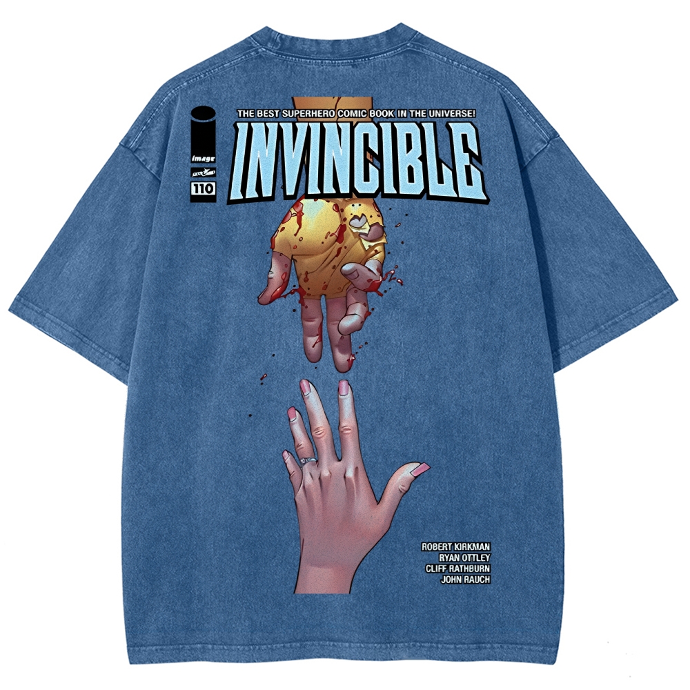 Invincible Unisex Fit Washed T-Shirt 2503012754