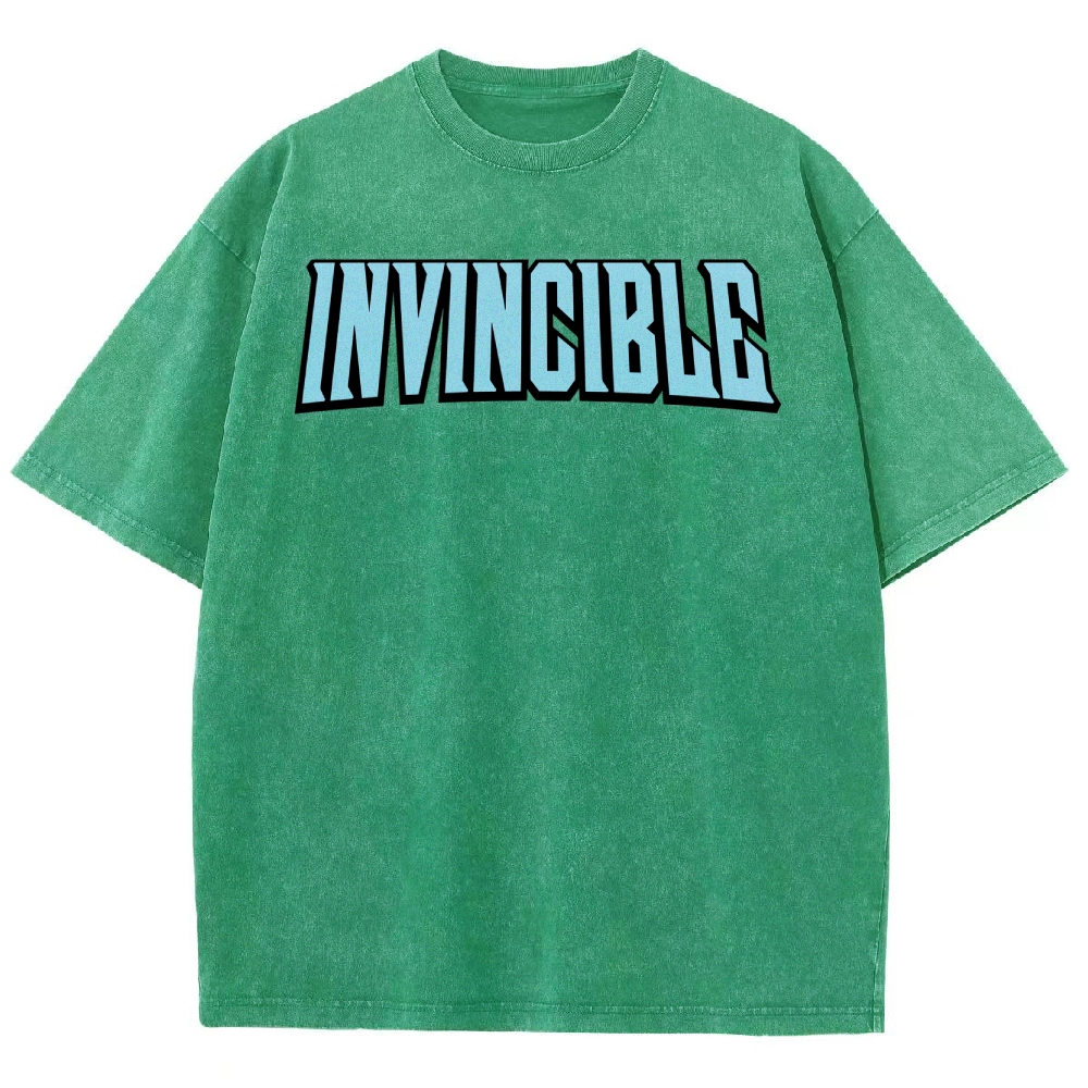 Invincible Unisex Fit Washed T-Shirt 2503012754