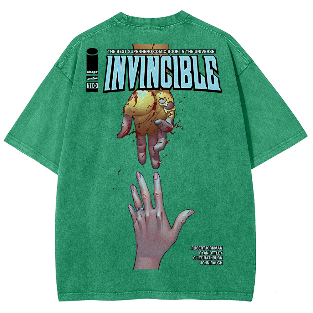 Invincible Unisex Fit Washed T-Shirt 2503012754