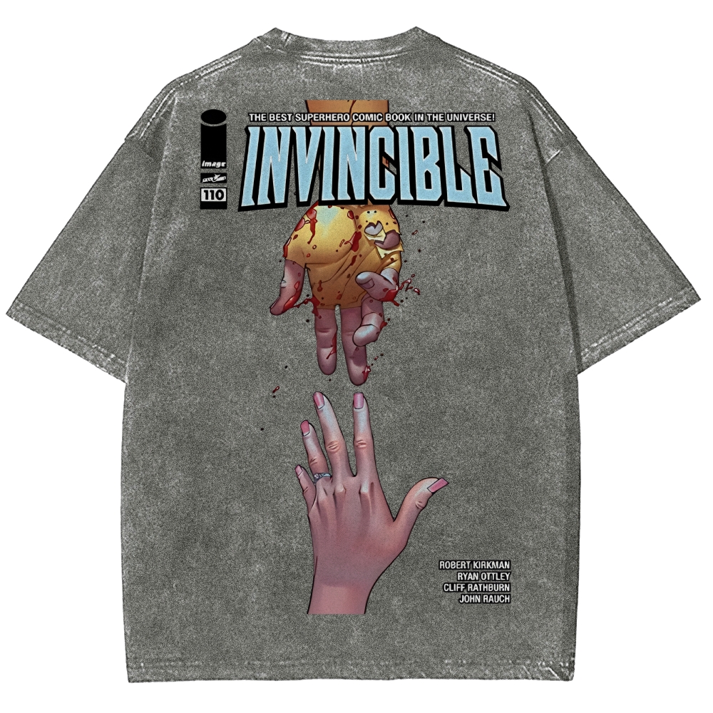 Invincible Unisex Fit Washed T-Shirt 2503012754