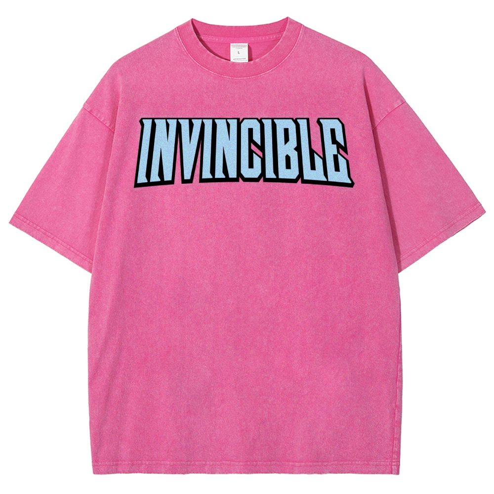 Invincible Unisex Fit Washed T-Shirt 2503012754