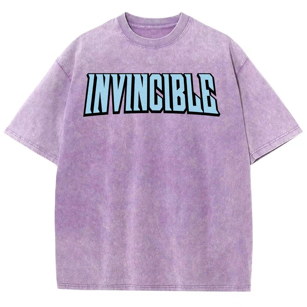 Invincible Unisex Fit Washed T-Shirt 2503012754