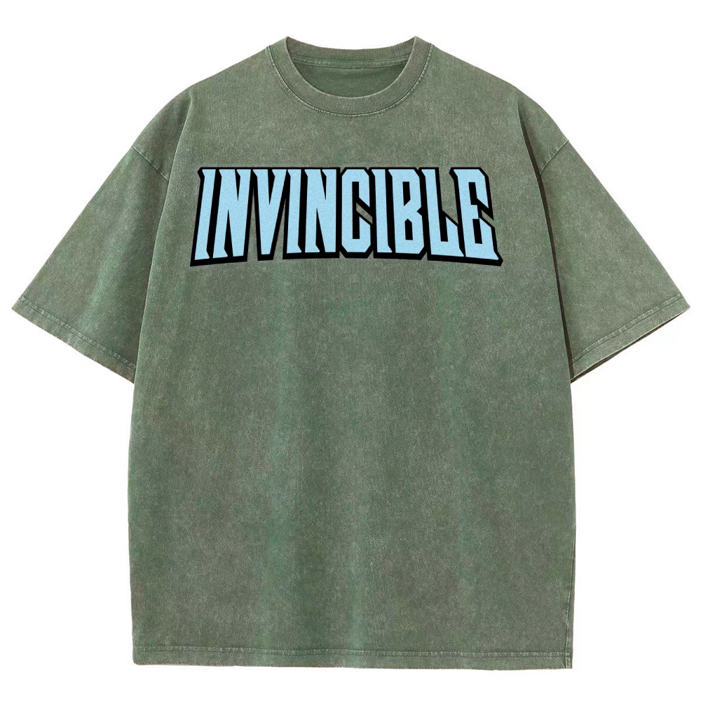 Invincible Unisex Fit Washed T-Shirt 2503012754
