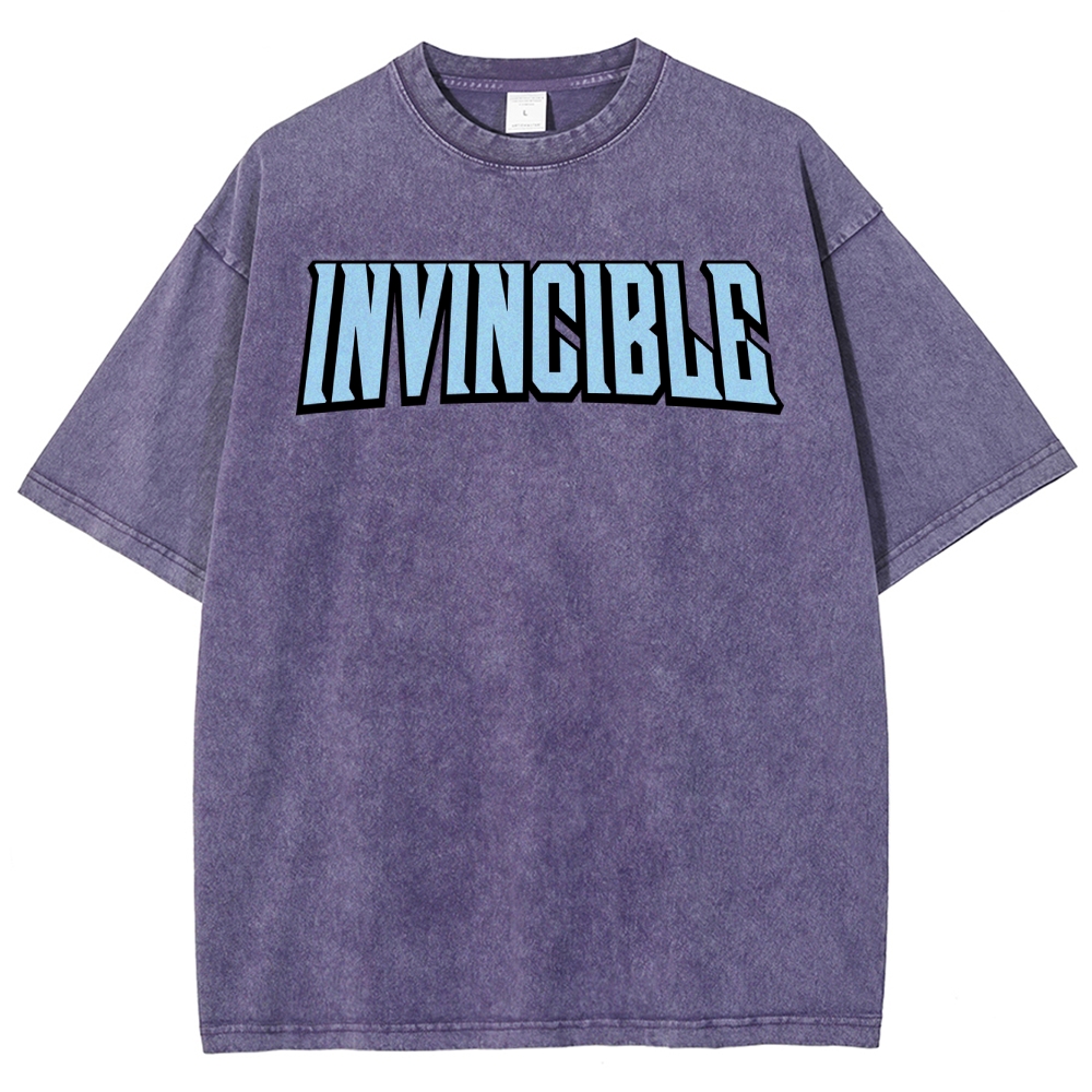 Invincible Unisex Fit Washed T-Shirt 2503012754
