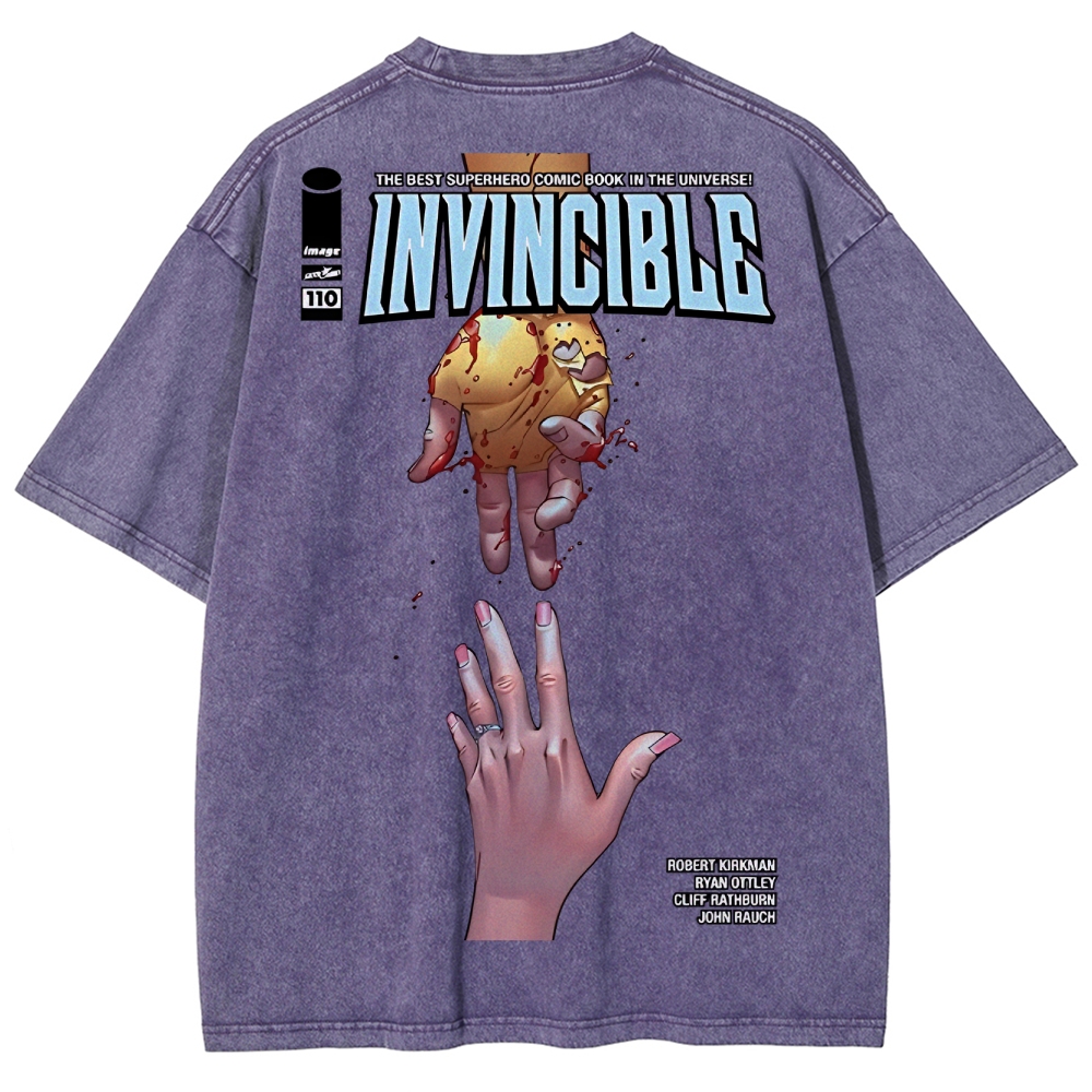 Invincible Unisex Fit Washed T-Shirt 2503012754
