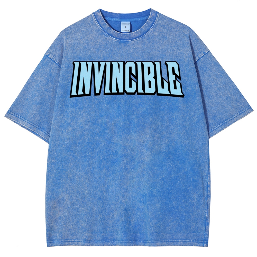 Invincible Unisex Fit Washed T-Shirt 2503012754