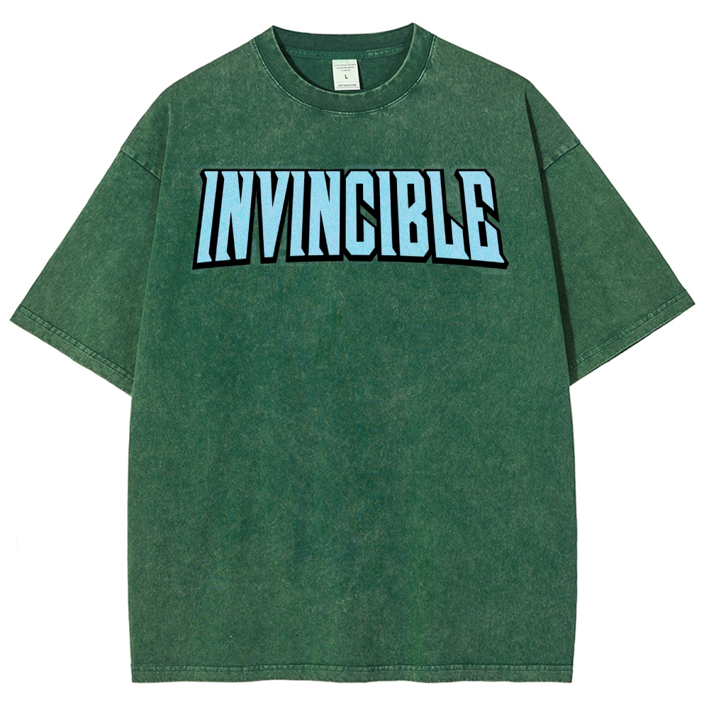 Invincible Unisex Fit Washed T-Shirt 2503012754