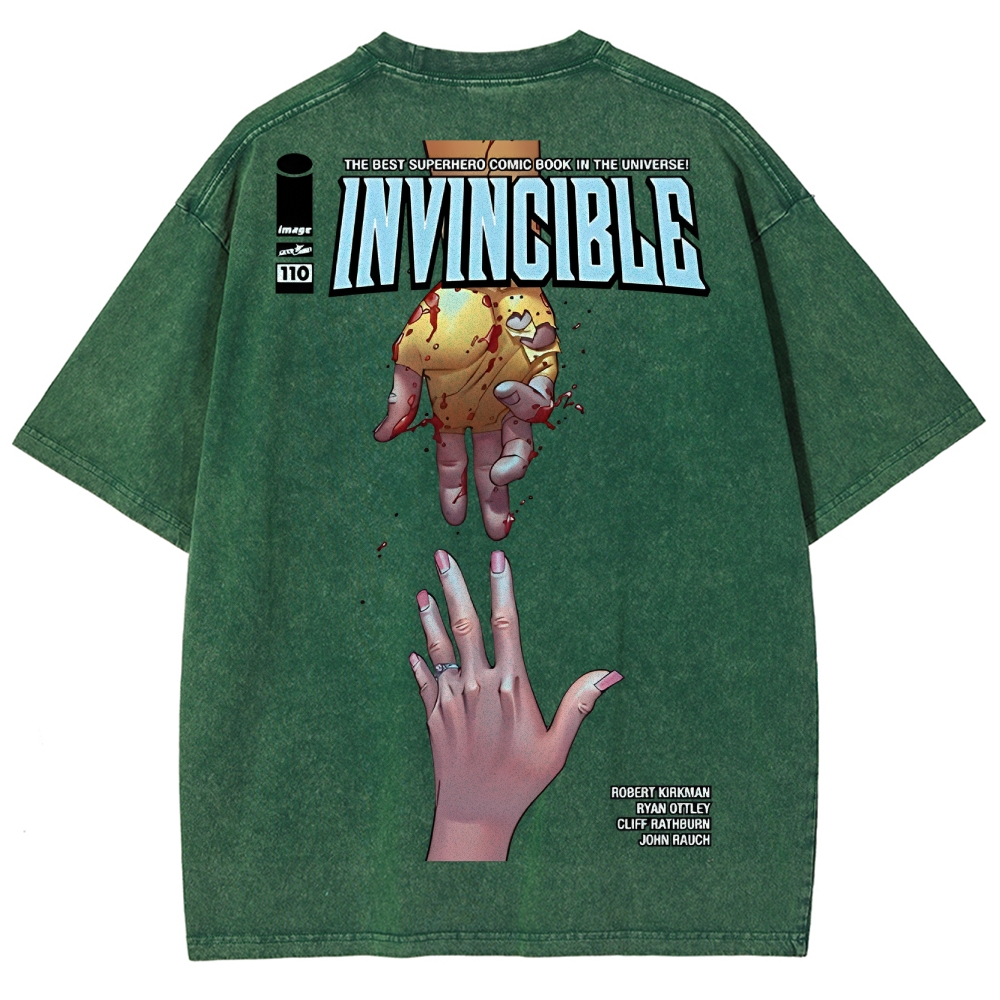 Invincible Unisex Fit Washed T-Shirt 2503012754