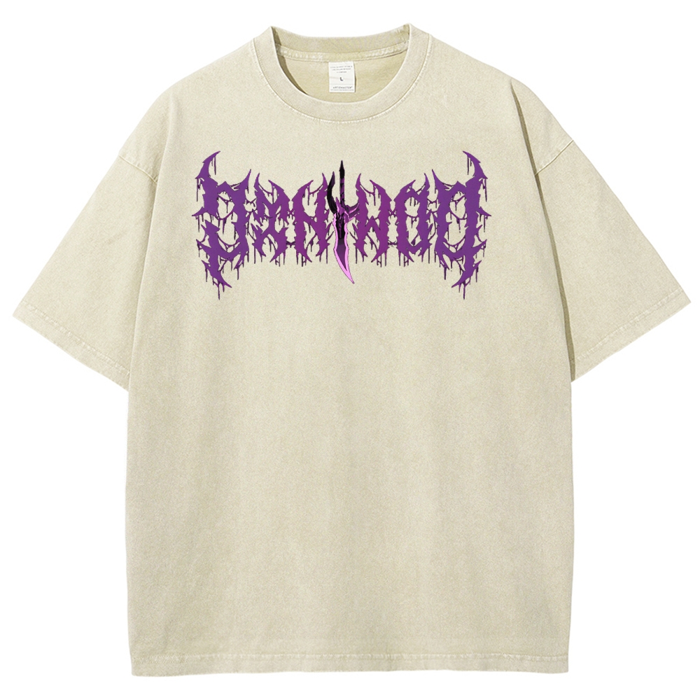 Solo-Leveling Unisex Fit Washed T-Shirt 2503012789