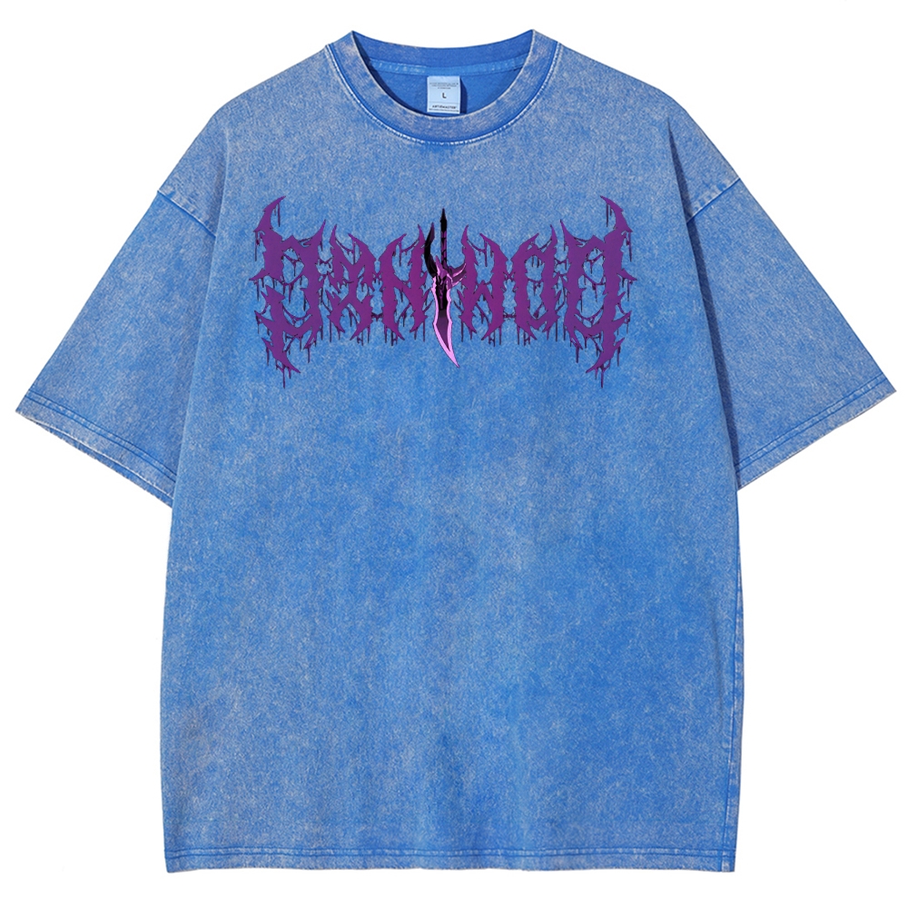 Solo-Leveling Unisex Fit Washed T-Shirt 2503012789